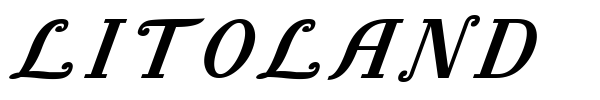 Litoland font preview